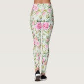 Mooie Floral-Leggings Leggings (Achterkant)