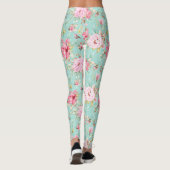 Mooie Floral-Leggings Leggings (Achterkant)