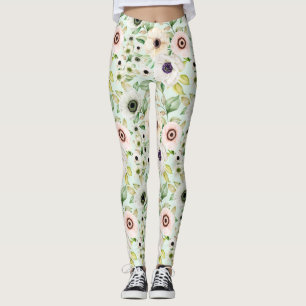 Mooie Floral-Leggings Leggings