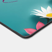 Mooie Floral Patroon bureau mat (Hoek)