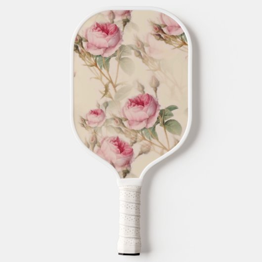 Mooie  Floral Pickleball Paddle (Achterkant)