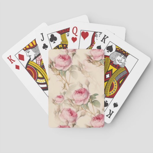 Mooie  Floral Pokerkaarten (Achterkant)