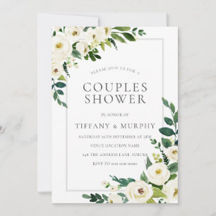Mooie Floral prachtige Elegant Couples Shower Kaart
