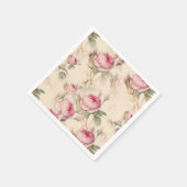 Mooie Floral Servet (Hoek)