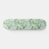 Mooie Floral Skateboard (Horizontaal)