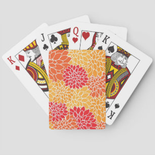 Mooie Floral-speelkaarten Pokerkaarten