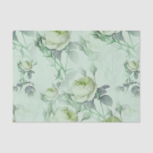 Mooie  Floral Tissuepapier (Voorkant)