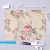 Mooie  Floral Tissuepapier (Craft)