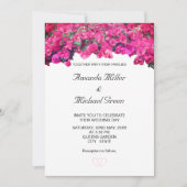 Mooie Floral Wedding Kaart (Voorkant)