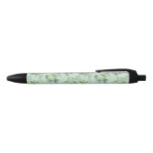 Mooie  Floral Zwarte Inkt Pen (Bovenkant)