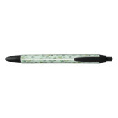Mooie  Floral Zwarte Inkt Pen (Achterkant)