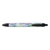 Mooie Floral Zwarte Inkt Pen (Achterkant)