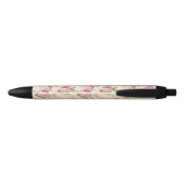 Mooie Floral Zwarte Inkt Pen (Achterkant)