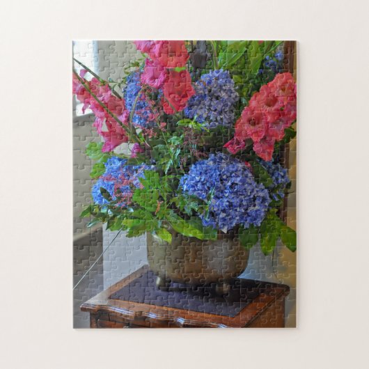 Mooie florale regeling legpuzzel (Verticaal)