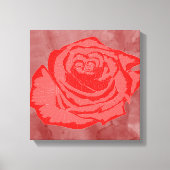 Mooie Flower Design Roos nr. 2 Canvas Afdruk (Voorkant)