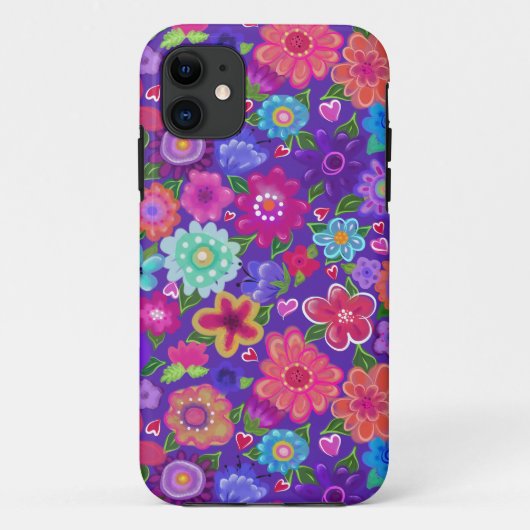 Mooie Flowers Boho Style Case-Mate iPhone Case (Achterkant)