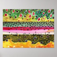 Mooie forel kunst