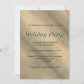 Mooie Forest Holiday Party uitnodiging (Achterkant)