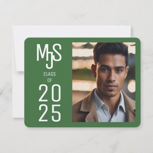 Mooie foto Afstuderen uitnodiging (Voorkant)