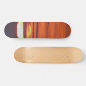 Mooie foto op zonsondergang skateboard (Horizontaal)