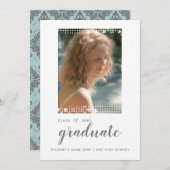 Mooie foto van Afstuderen Aankondiging (Voorkant / Achterkant)