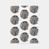 Mooie foto van Bengal Tiger Face Fleece Deken (Voorkant)