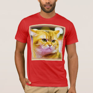 Mooie foto van een Cute Cat. Bestel nu T-shirt
