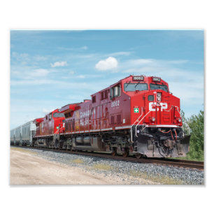 Mooie foto van Railroad Afdruk
