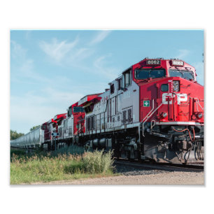 Mooie foto van Railroad Afdruk