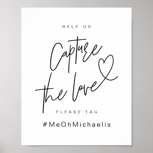 Mooie fotoBooth, Black, Wedding Ceremony Poster (Voorkant)