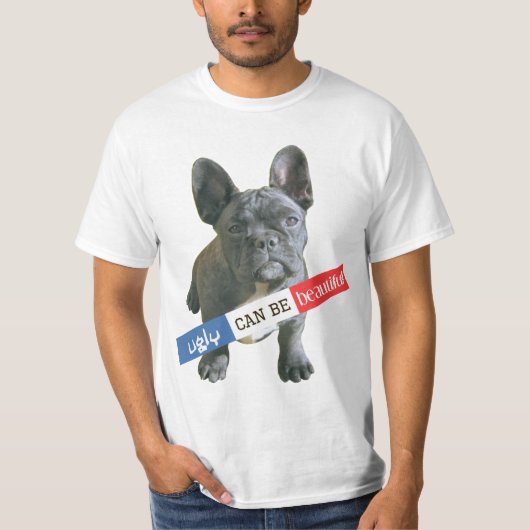 Mooie Franse Bulldog T-shirt (Voorkant)