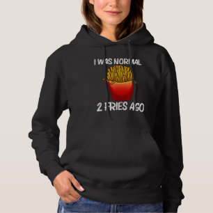 Mooie frieten voor mannen vrouwen aardappel friete hoodie