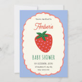 Mooie fruit baby shower kaart (Voorkant)
