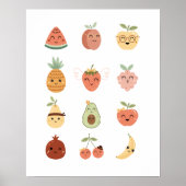 Mooie Fruit Poster Afdruk (Voorkant)