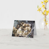 Mooie Fungus Note Kaart (Gele Bloem)