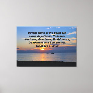 MOOIE GALATEN 5 SUNRISE CANVAS PRINT