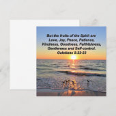 MOOIE GALATEN 5 ZONSONDERGANG KAART (Voorkant / Achterkant)