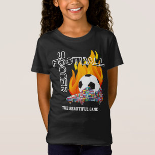 Mooie Game Wereld VOETBAL Kids T-shirt