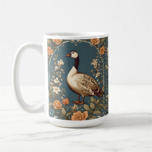 Mooie gans William Morris Geïnspireerd Koffiemok