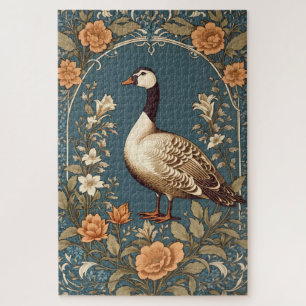 Mooie gans William Morris Geïnspireerd Legpuzzel