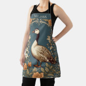 Mooie  gans William Morris Geïnspireerd Schort (Insitu)