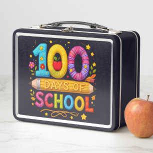 Mooie garen 100 dagen school leraren dames T-shirt