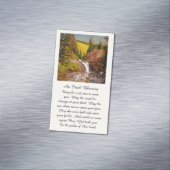 Mooie gedenkzegening begrafenisgebed Kaart Magnetisch Visitekaartje (Voorbeeld)