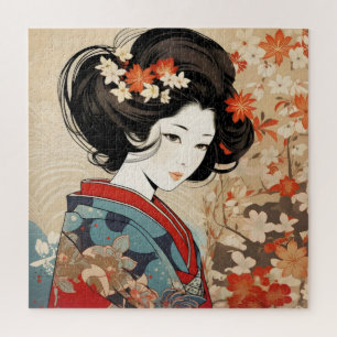 Mooie Geisha Japanse cultuur Legpuzzel