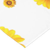 Mooie gele bloemen tafelkleed (Gekanteld)