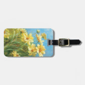 Mooie gele dagen bagagelabel (Voorkant horizontaal)