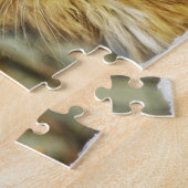 Mooie gele kat legpuzzel (Zijkant)