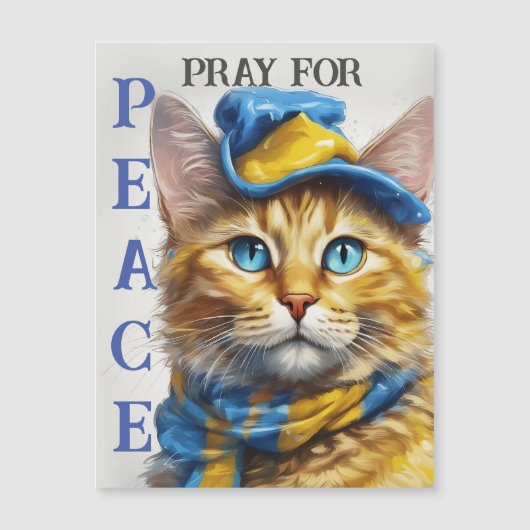 Mooie gele kat met blauwe ogen - oekraïne (Voorkant)