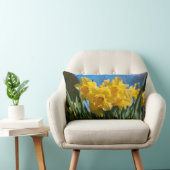 Mooie gele narcissen kussen (Stoel)