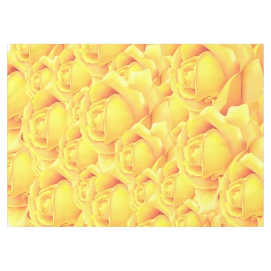 Mooie gele Rose Tafelkleed (Voorkant (Horizontaal))